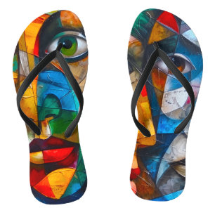 Faces we know flip flops