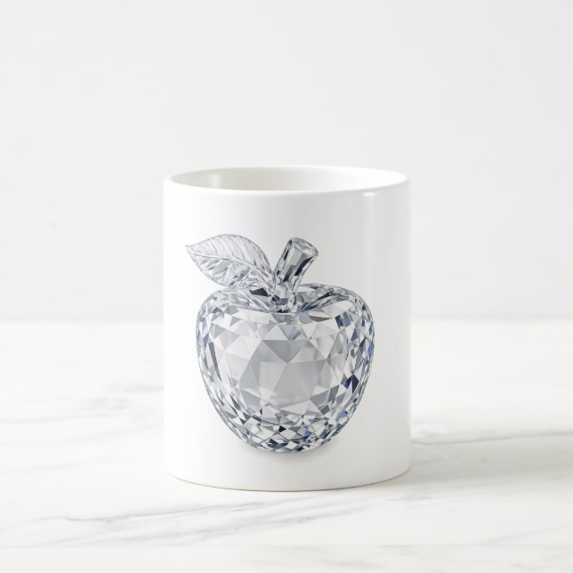 Faceted Crystal Apple Mug (Center)