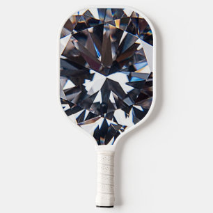 Faceted Elegant Diamond Image Pickleball Paddle