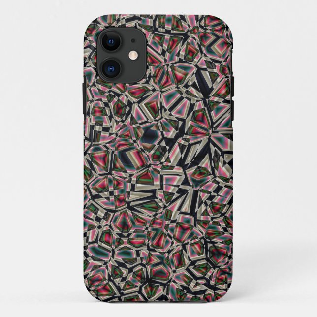 Faceted Stones Case-Mate iPhone Case (Back)