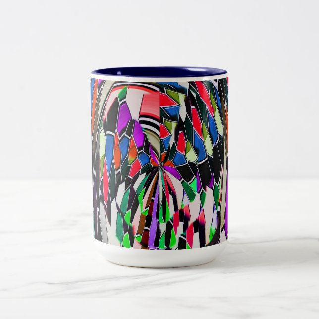 Facets Two-Tone Coffee Mug (Center)
