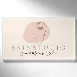 Facial Care Cosmetology Beauty Clinic Wellness Name Tag