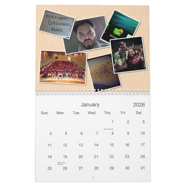 Facial Hair of MGS 2012 Calendar (Jan 2026)