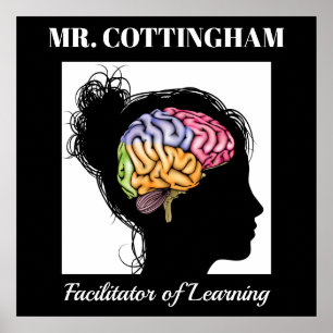 Facilitator of Learning / Brain Poster