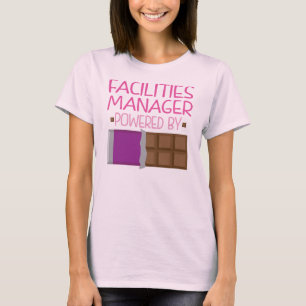 Facilities Manager Chocolate Gift for Her T-Shirt