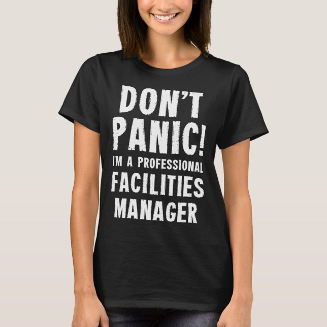 Facilities Manager T-Shirt (Front)