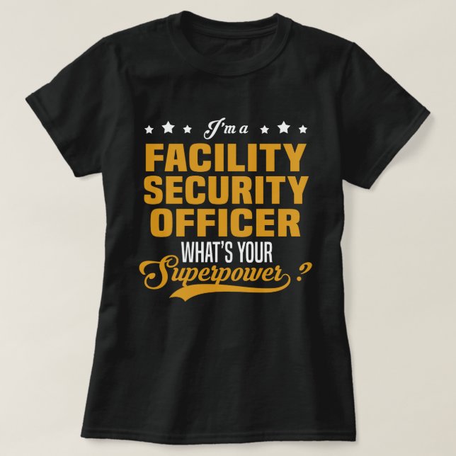 Facility Security Officer T-Shirt (Design Front)