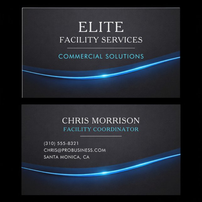 Facility Services Business Card (Creator Uploaded)