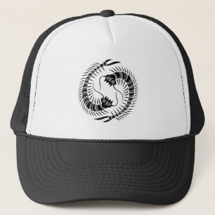 Facing Centipedes circle Trucker Hat
