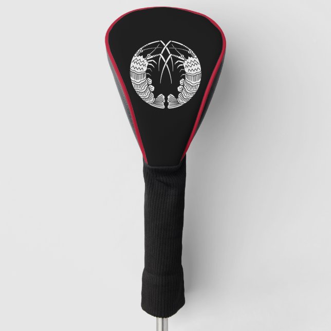 Facing spiny lobsters Golf Head Covers (Front)
