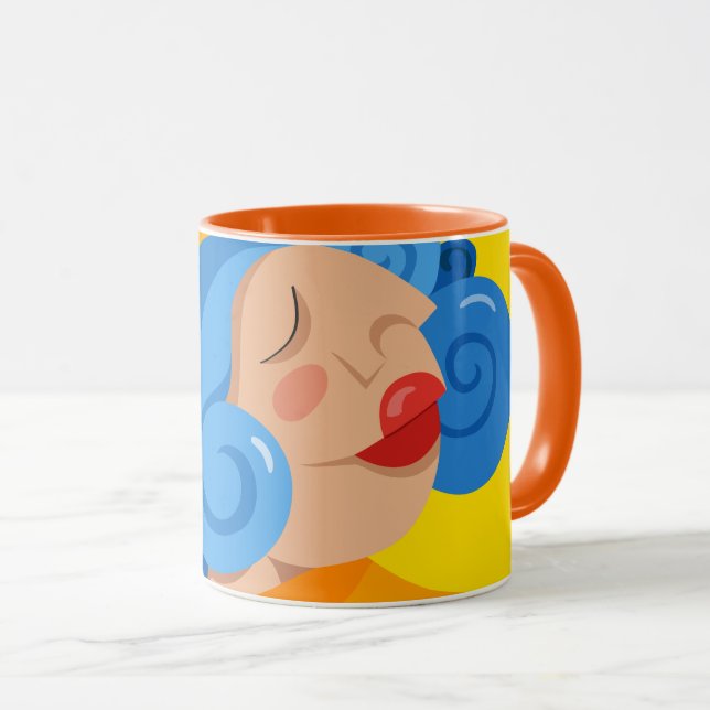 Facing the sun mug (Front Right)