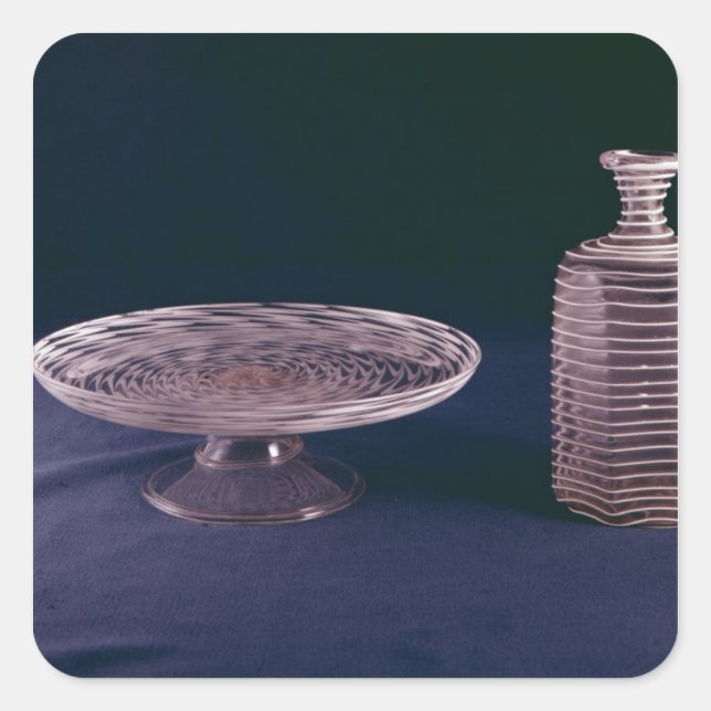 Facon de Venise latticinio tazza Square Sticker (Front)