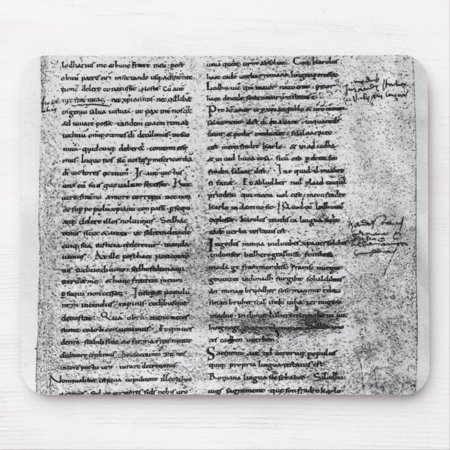 Facsimile copy mouse mat (Front)