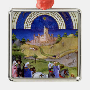 Facsimile of August: Hawking Metal Tree Decoration