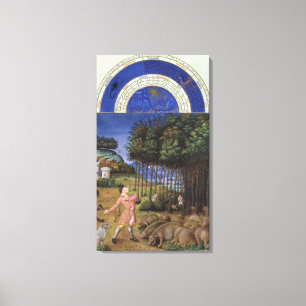 Facsimile of November Canvas Print