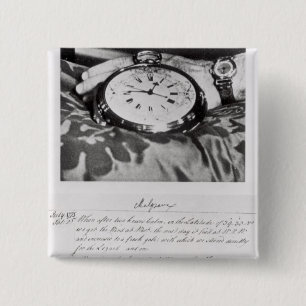 Facsimile of the Pocket Chronometer 15 Cm Square Badge