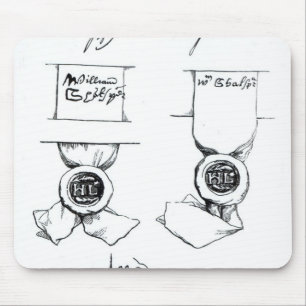 Facsimiles of William Shakespeare's signature Mouse Mat