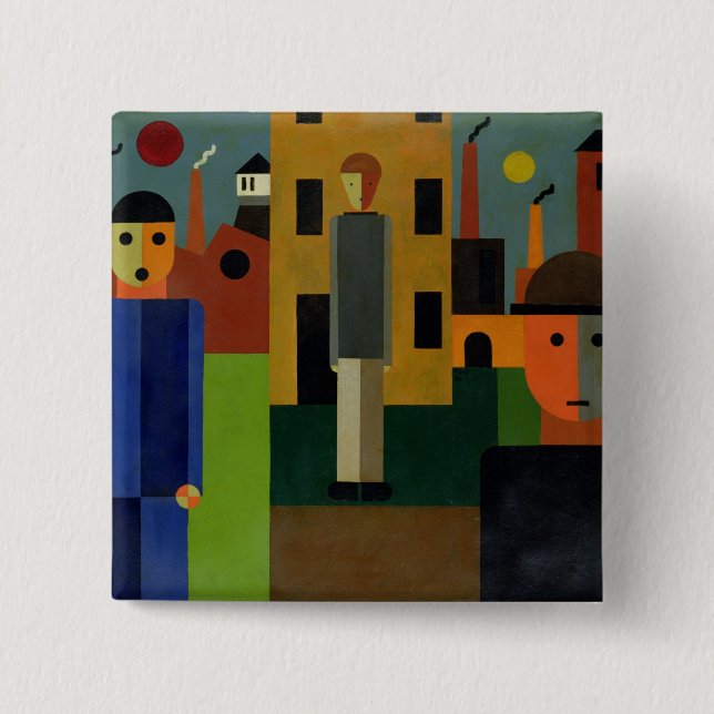 Factories, 1926 15 cm square badge (Front)