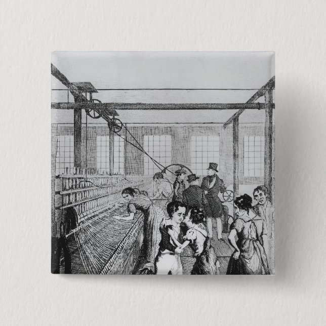 Factory Children, or Love conquerd fear 15 Cm Square Badge (Front)