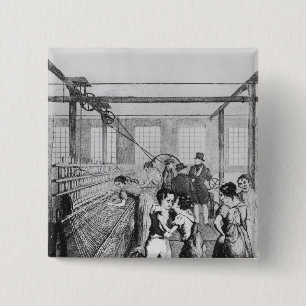 Factory Children, or Love conquerd fear 15 Cm Square Badge