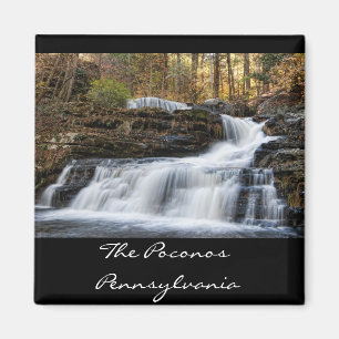 Factory Falls in the Poconos Magnet