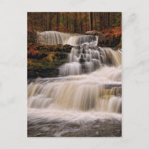 Factory Falls in the Poconos of Pennsylvania Postcard