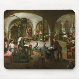 Factory in the Rue d'Aubagne, 1861 Mouse Mat
