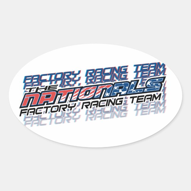 factory oval sticker (Front)