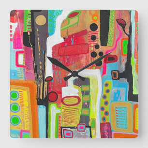 Factory Work Wall Clock