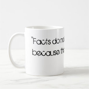 "Facts" Aldous Huxley Quote Coffee Mug