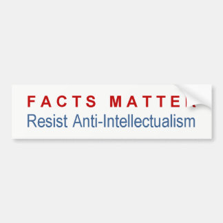 Facts Matter bumper sticker