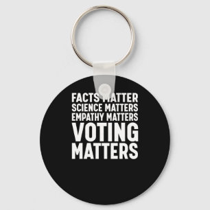 Facts Science S Voting S Liberal Democrat Sticker Key Ring