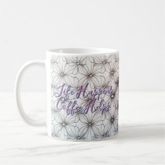 Factual Quotes Mug | Life Happens. Coffee Helps.