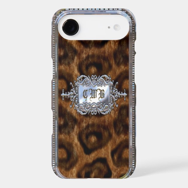 Fadden Leon Monogram Case-Mate iPhone Case (Back)
