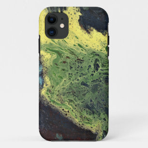 Fade Away 1 Crazy Green iPhone 11 Case