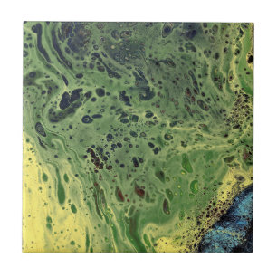 Fade Away 3 Spotted Green Tile