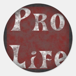 Fade to Black Round Stickers