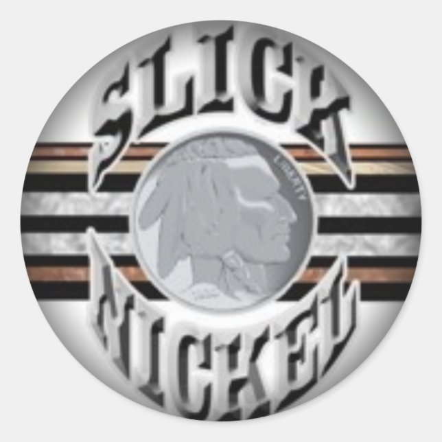 Fade to Black Round Stickers (Front)