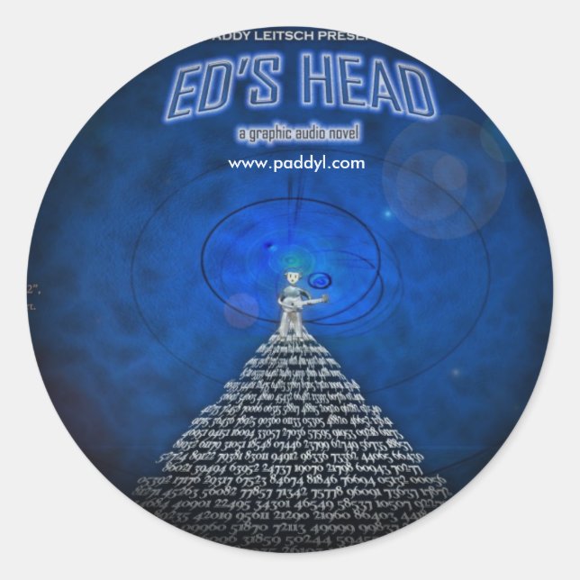 Fade to Black Round Stickers - Customised (Front)