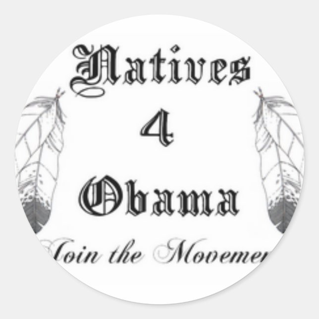 Fade to Black Round Stickers - Customised (Front)