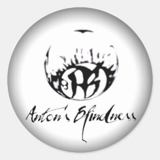 Fade to Black Round Stickers - Customised