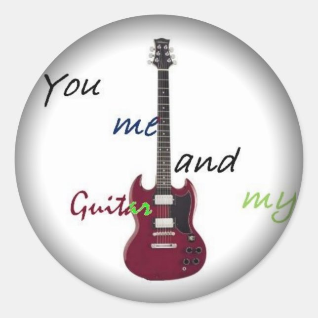 Fade to Black Round Stickers - Customised (Front)