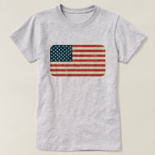 Faded American Flag T-Shirt