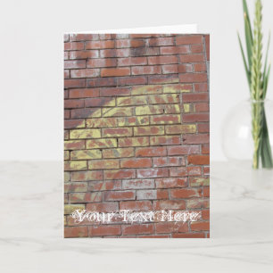 Faded and Destroyed Ad Card