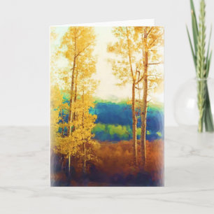 Faded Aspens card