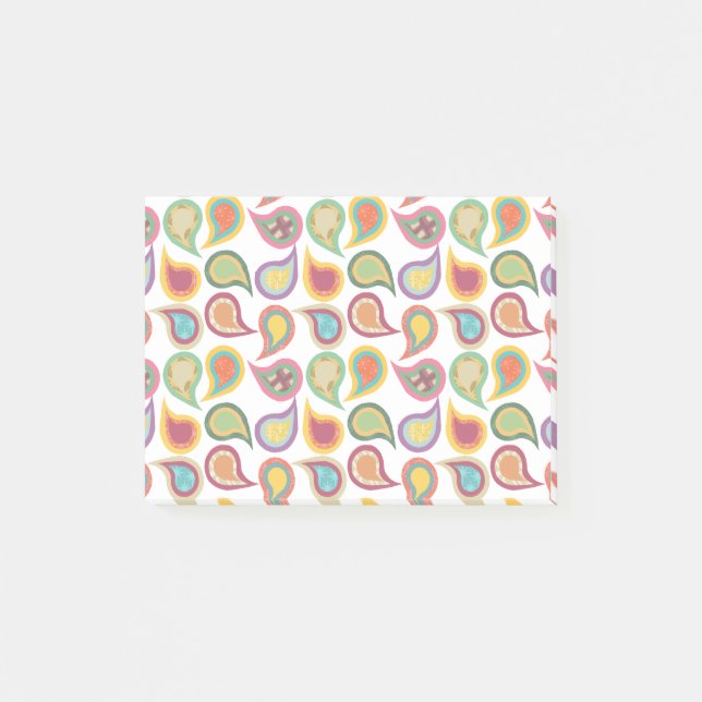 Faded Atomic Paisleys  Post-it Notes (Front)