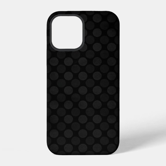 Faded black circles pattern green Case-Mate iPhone Case (Back)