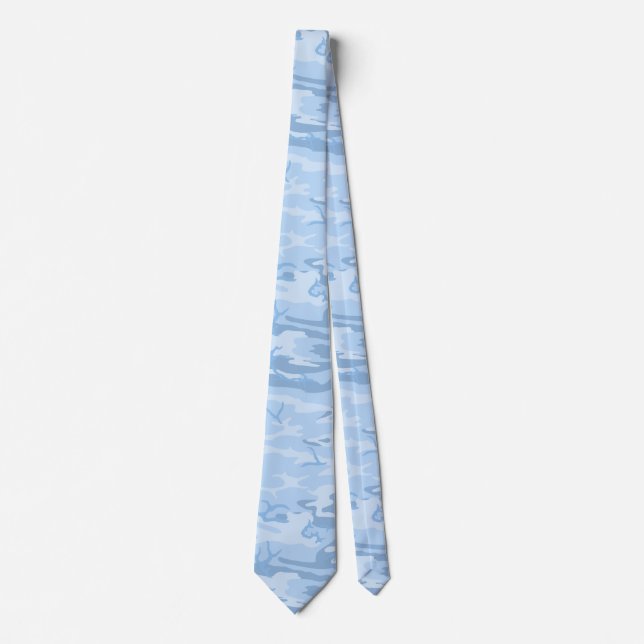 Faded Blue Camo Tie (Front)