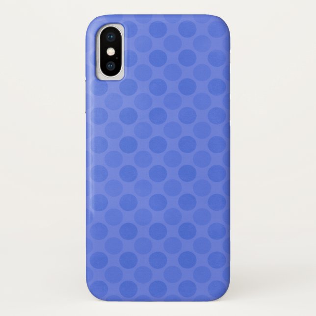 Faded blue circles pattern Case-Mate iPhone case (Back)