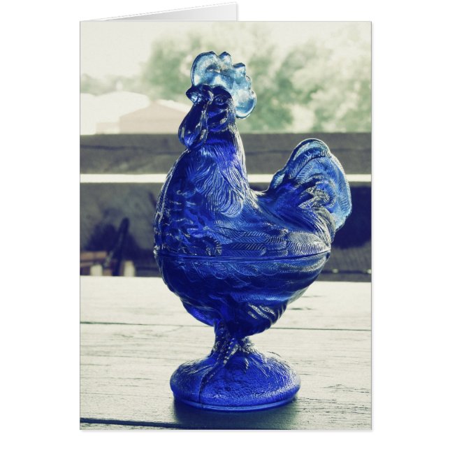 Faded Blue Glass Roo (Front)